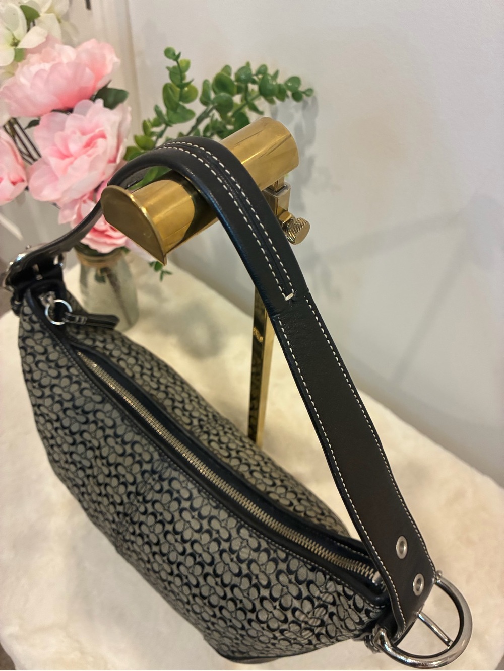🖤 Vintage Coach SoHo Signature Shoulder Bag F3J-6028 - Picture 5 of 10